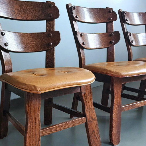 Brutalistische Stühle - 4er-Set