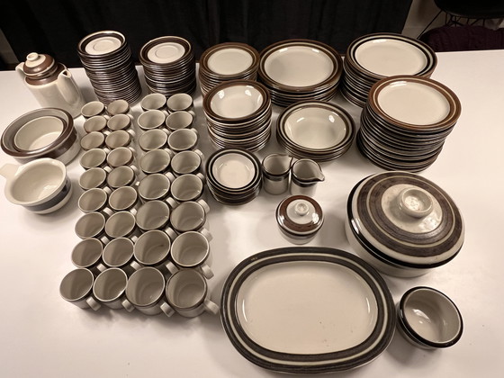 Image 1 of Service de table Arabia Karelia peint à la main, environ 170 pièces