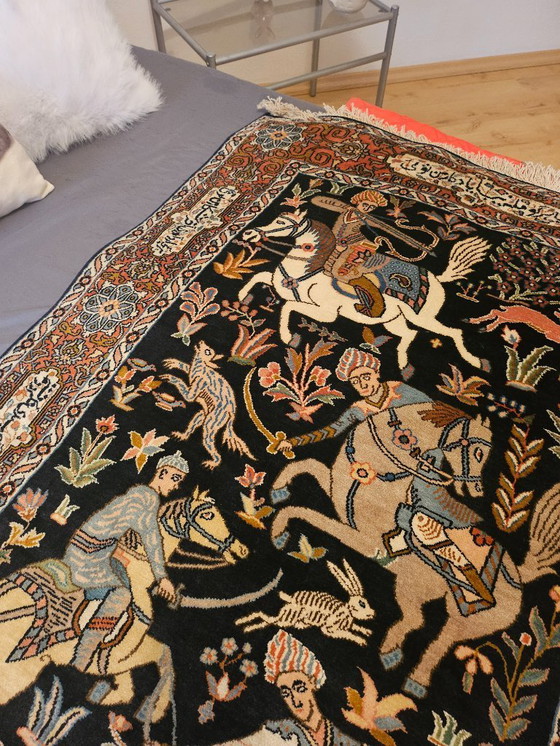 Image 1 of 1 alfombra oriental anudada a mano