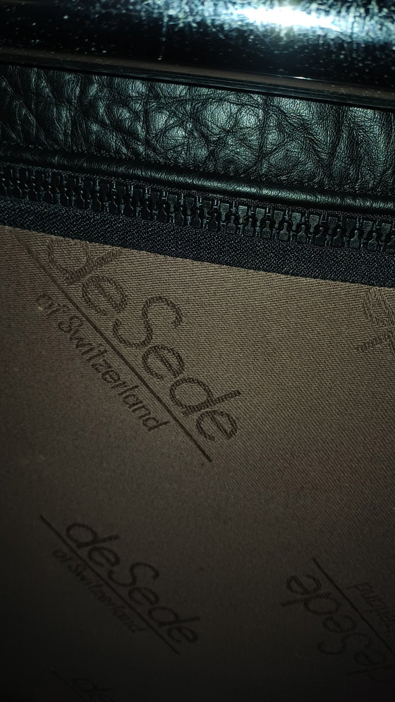 Image 1 of De Sede DS55 relaxfauteuil zwart Nekleer