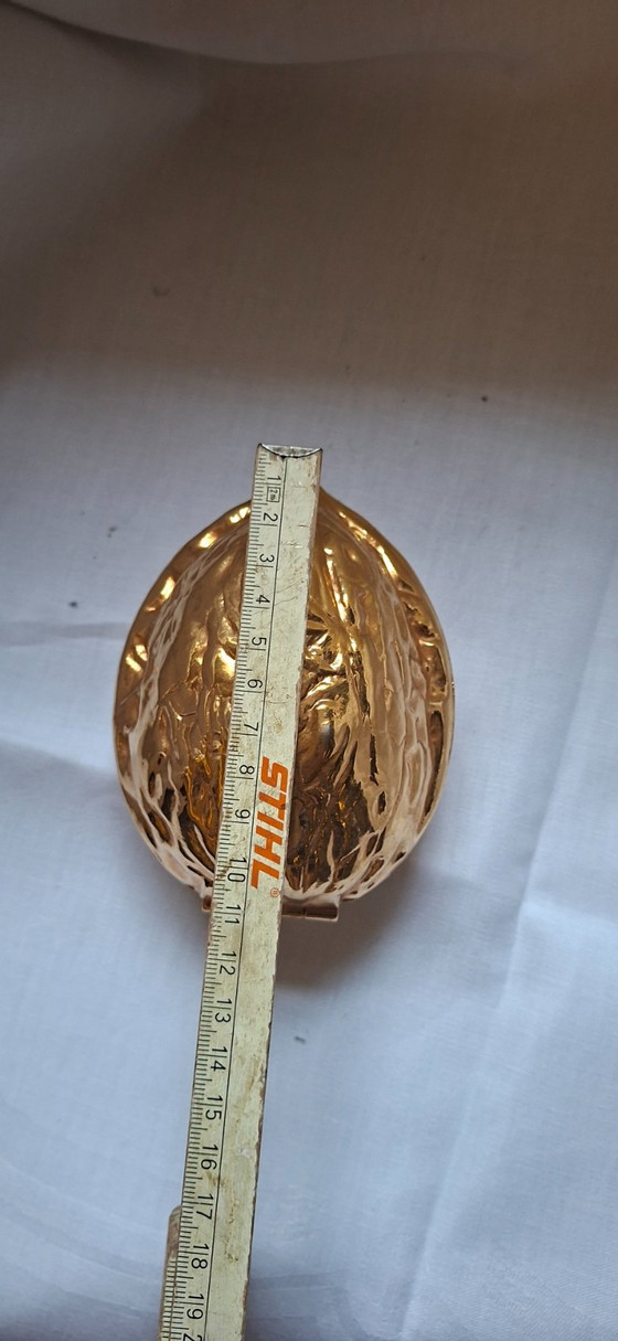 Gouden walnotenkraker, vintage barkleding – Tafelaccessoires, Metal (photo 3 of 5)
