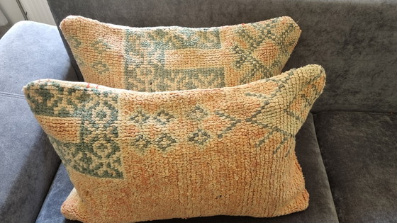 Image 1 of Berber Kelim cushions, vintage cushion set