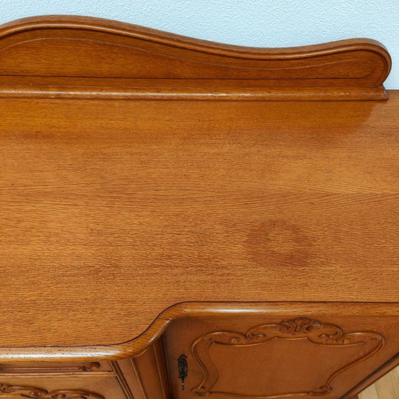 Image 1 of Vintage country Louis wall cupboard buffet cupboard dresser chest of drawers