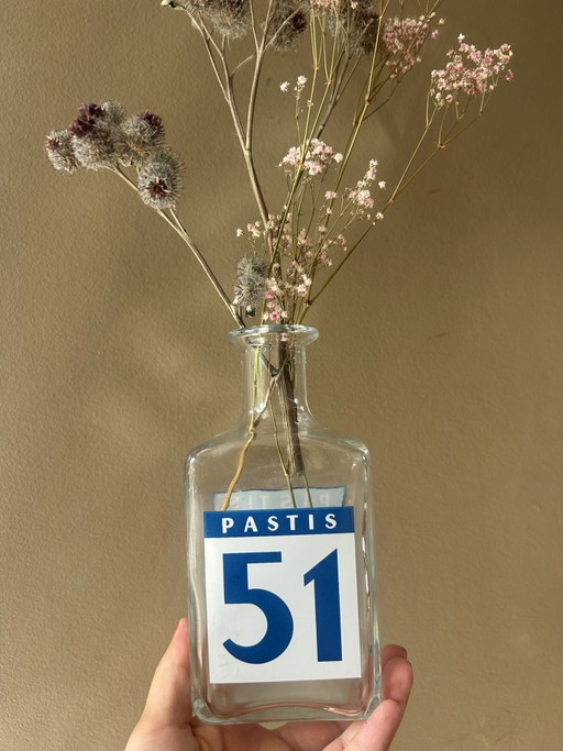 Vintage glass Pastis51 bottle – decoratieve objecten (photo 2 of 5)
