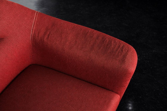 Image 1 of Canapé 3 Places Vintage Élégant Scandinave Moderne Mid-Century Rouge de Bröderna Anderssons, 1950s