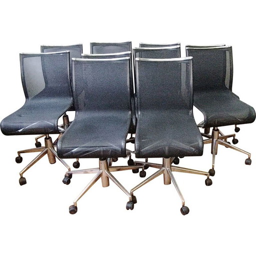 Chaise de bureau vintage Rollingframe par Alias