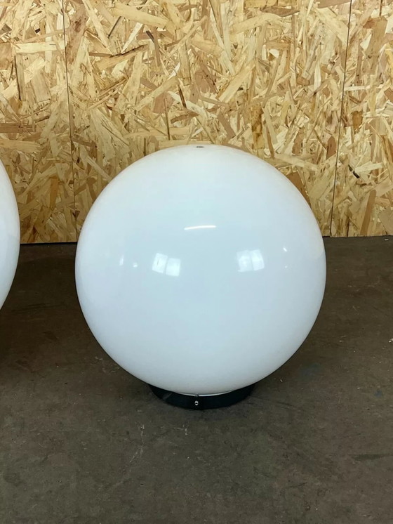 Image 1 of 2x 60s 70s ball lamp floor lamp Acrilico PMMA Made in Italy Design 60s