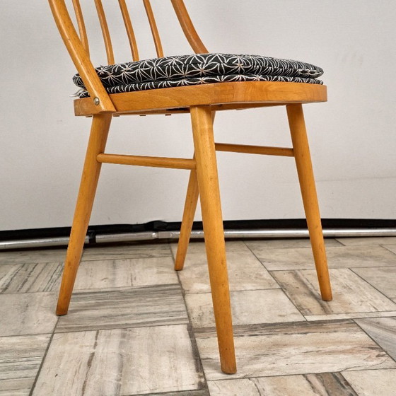 Image 1 of Juego de dos sillas de haya de Antonín Šuman, años 60, Checoslovaquia