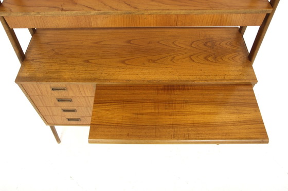 Scandinavische Teak Secretaire, Zweden, 1960, Bureau, Scandinavian (foto 7 van 10)