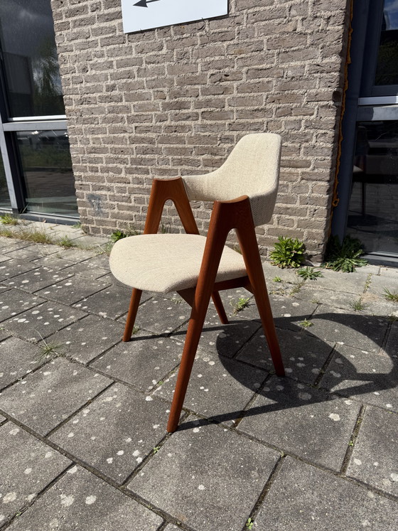 Image 1 of Vintage teKhouten ‘compass’ stoel, Kai Kristiansen ‘60