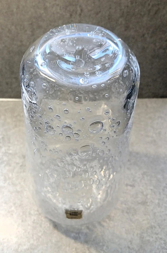 Beautiful vintage KEUCO Bleikristall vase, 1970s, Crystal, Glass, Transparent (photo 6 of 6)
