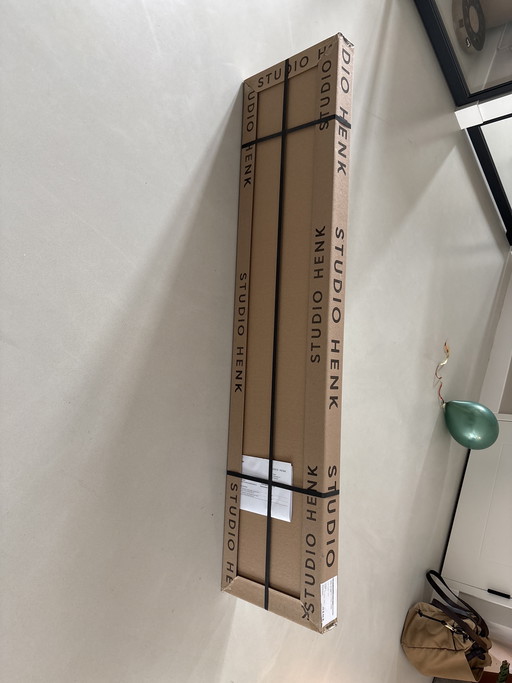 Studio Henk Blob Wandplank M Rechts Walnoot (Radius)