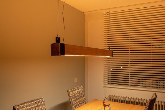 Image 1 of Lampada a sospensione in legno - luce intensa 125