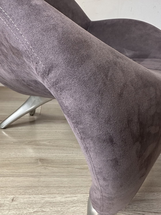 Image 1 of 2x Leolux Papageno design fauteuils 