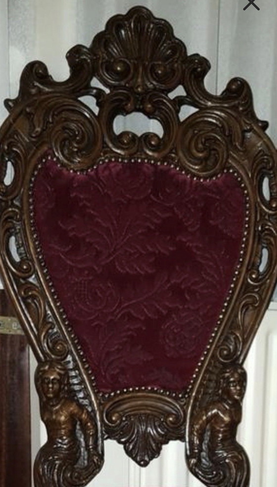 Image 1 of 4 baroque dining room chairs