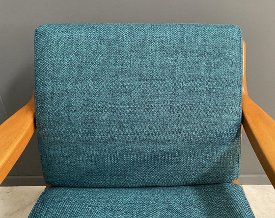 Image 1 of CFC Silkeborg arm chair by Johannes Andersen new green upholstery 1960s