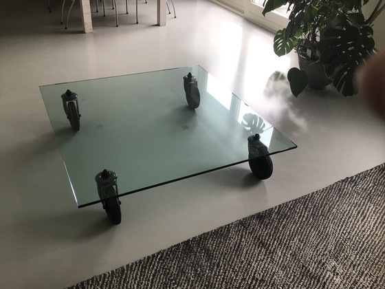 Image 1 of FontanaArte glass design table