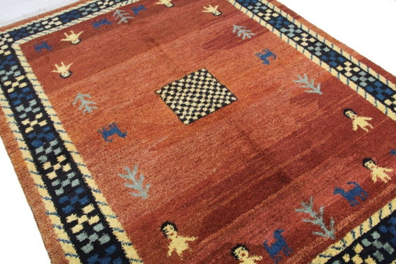 Image 1 of Original Modern Indo Gabbeh Wool Rug 235 x 174 cm