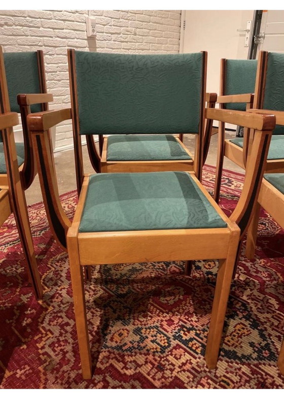 Image 1 of Vintage Tijsseling stoelen - Mid-Century Design