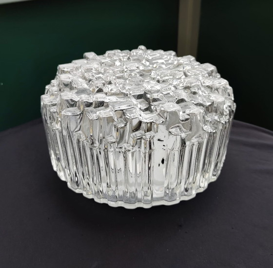 Image 1 of Hoffmeister Eisglas Decken/Wandleuchte 