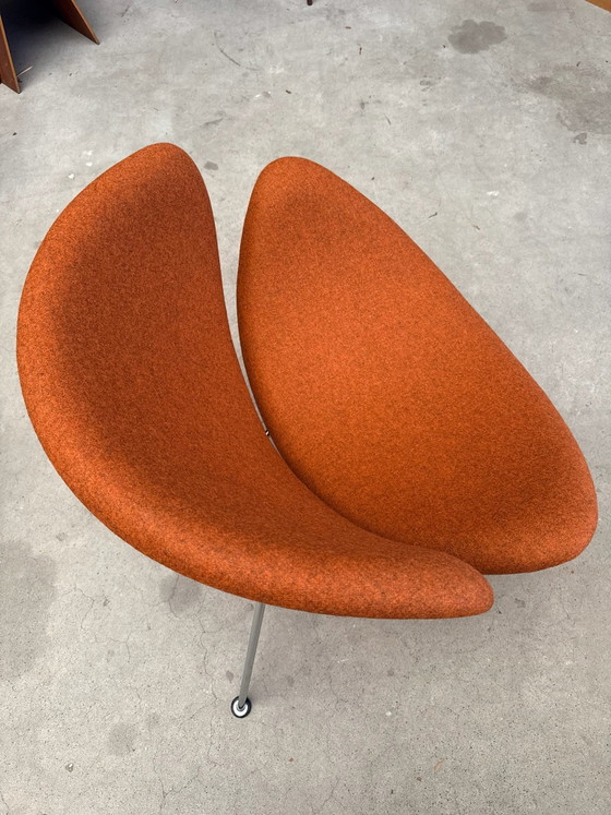 Artifort Orange Slice, Pierre Paulin, Sessel, Stoff, Holz (Foto 12 von 13)