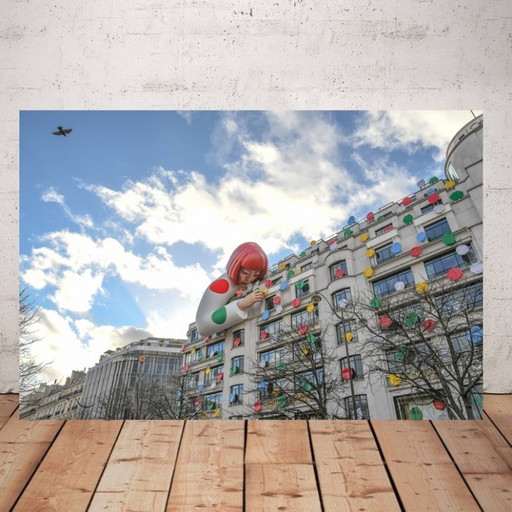 Photo imprimée sur plexiglass / Yayoi Kusama / Street art