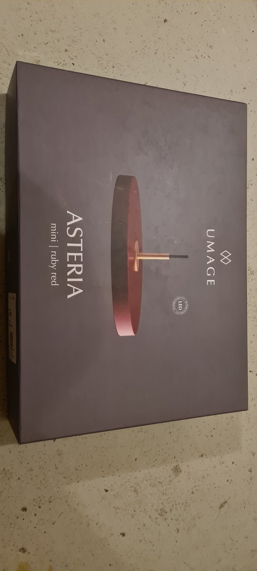 Lampe design Umage Asteria Mini rouge