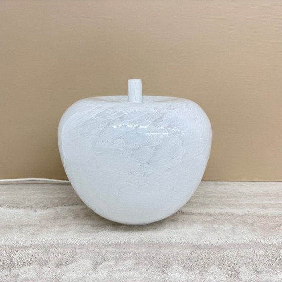 Image 1 of Vintage Eickmeier vintage glass table lamp apple shaped , 1970s