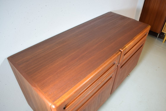 Image 1 of Deens Teakhouten Dressoir van Kollund Möbler Vintage Dressoir Ladekast