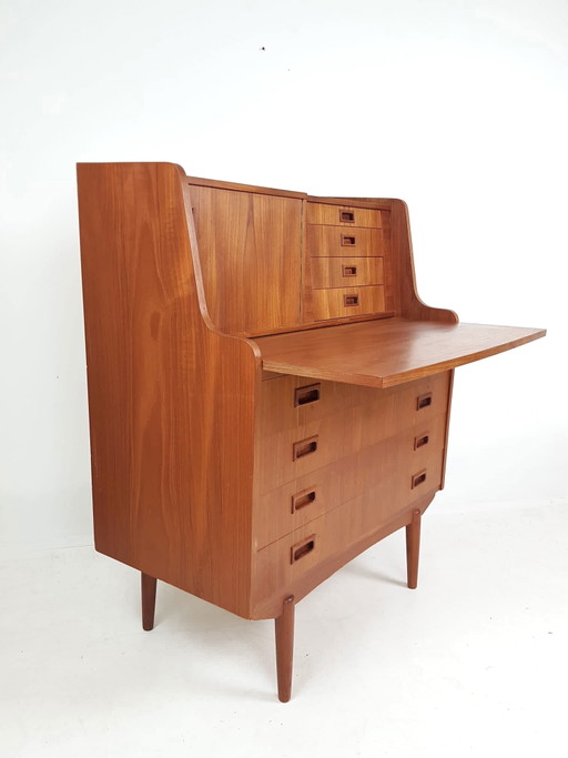 Segretaria danese vintage | cassettiera | scrivania in teak