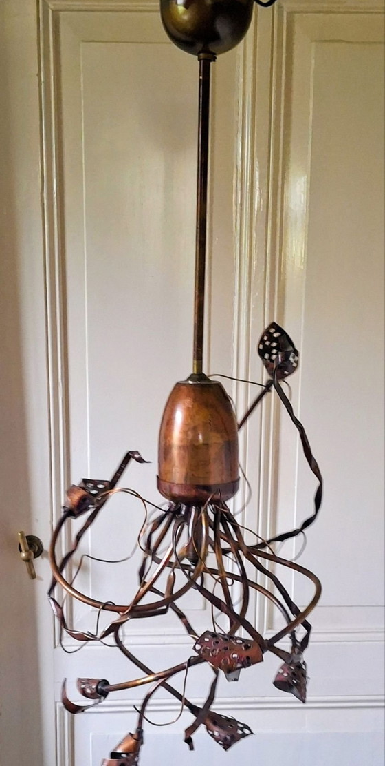 Pieter Spruyt Lampe, Pendelleuchten, Metall, Messing, Braun (Foto 2 von 12)
