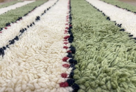 Image 1 of Op maat gemaakt groen Marokkaans tapijt 200cm x 300cm