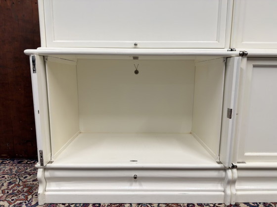 Originale Globe Wernicke Libreria Bassa Inglese Bianca – Librerie, Metallo, Legno (photo 15 of 17)
