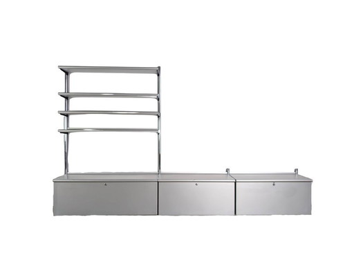 Otto Zapf shelving system Vitra Vieler Wingset wall shelf aluminum