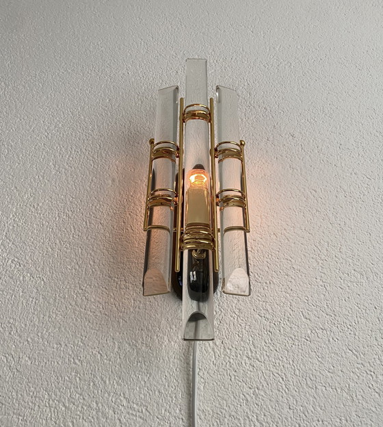 Image 1 of Appliques murales vintage Venini style Hollywood Regency