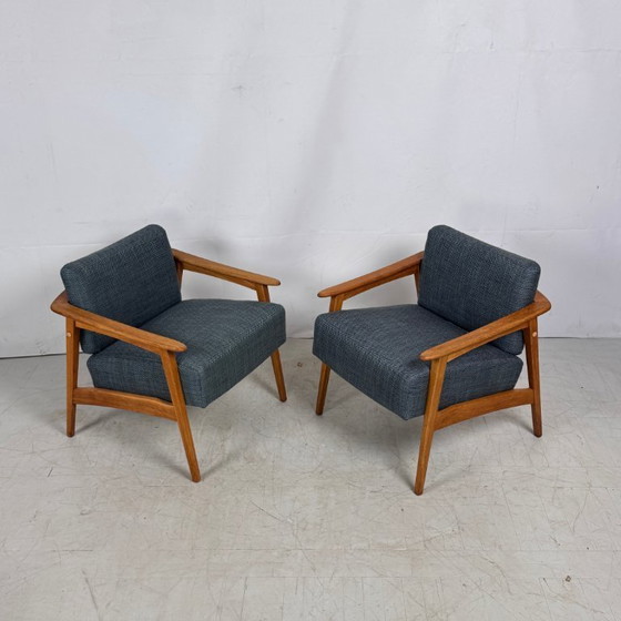 Image 1 of Pair of Fully Refurbished MCM Armchairs, 1960s – Mid-Century Modern