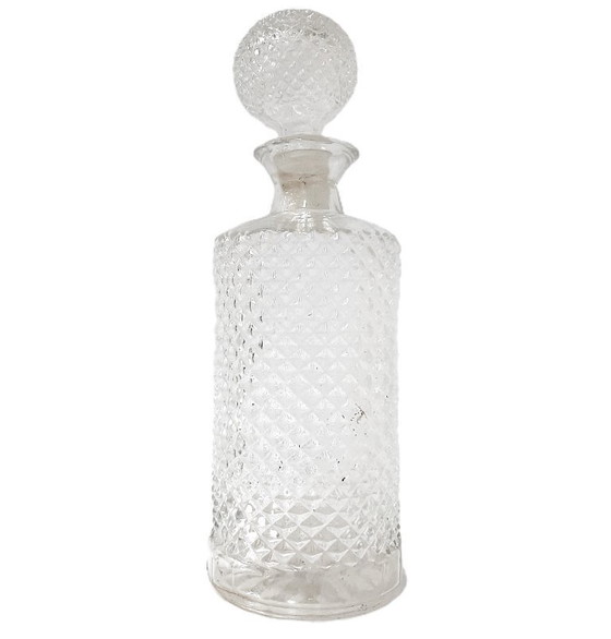 Image 1 of Decanter o caraffa in vetro trasparente vintage