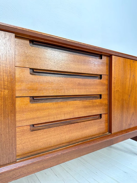 Image 1 of Vintage Minimalistic Danish Teak Sideboard 60s