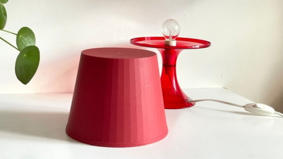 Red Ikea Vintage Lamp – Table lamps, Plexiglass (photo 4 of 24)