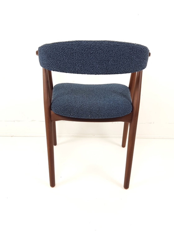 Image 1 of Set di 2 sedie danese vintage Farstrup blu Thomas Harlev