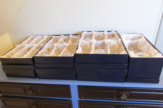 Image 1 of Servizio di bicchieri in cristallo, 37 pezzi, modello: Gérard