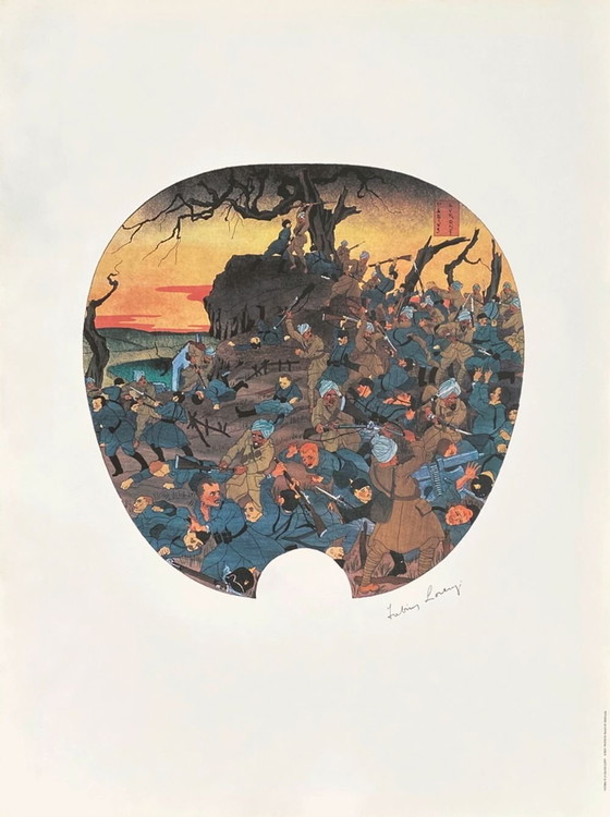 Image 1 of COLLECTIF - HISTORIAL DE LA GRANDE GUERRE Scène de guerre d'après Fabius Lorenzi