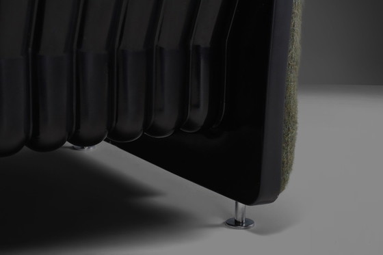 Image 1 of Set di due poltrone in tessuto e fibra di vetro di Alberto Rosselli per Saporiti