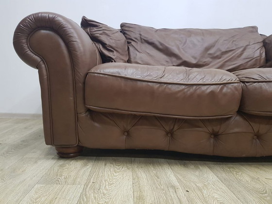Divano Chesterfield stile Mid-Century in pelle – Sofà, Leather, Mid Century Modern (photo 19 of 22)