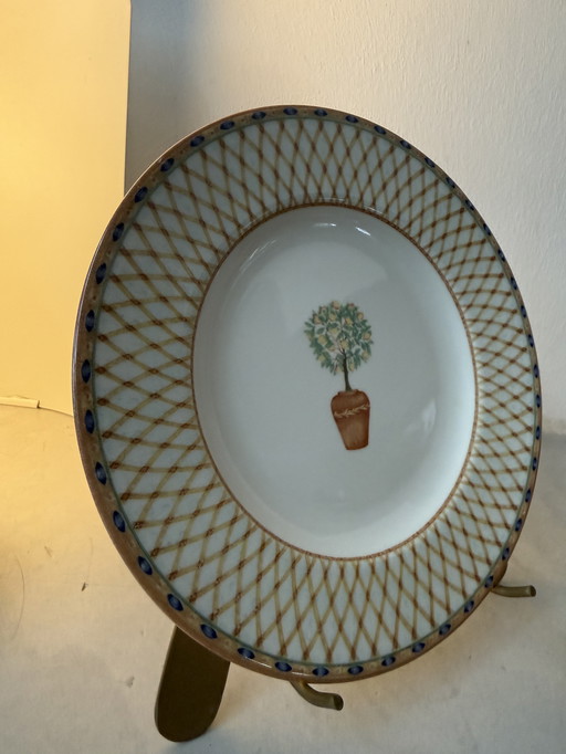 Set of 4 Lemon Tree breakfast plates – Tesco Home – England