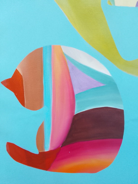 Pintura acrílica 100x100cm – Arte, Lienzo (photo 6 of 14)