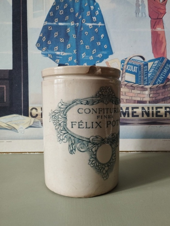 Image 1 of Barattolo di marmellata vintage Félix Potin