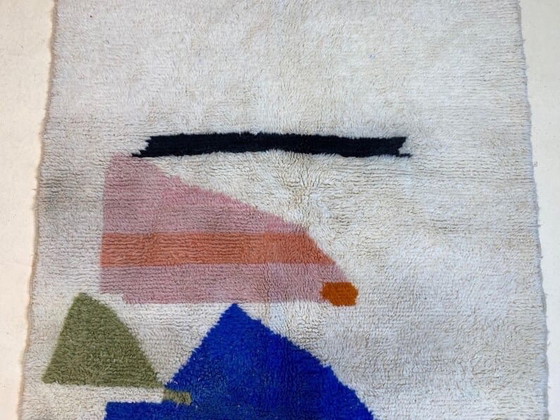 Image 1 of Tapis berbère beni ouraine marocain taille 150/250 cm