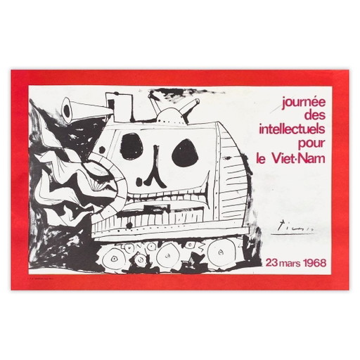 Pablo Picasso Poster Expo 68 - Dag van de Intellectuelen voor Vietnam – Paper (photo 2 of 5)