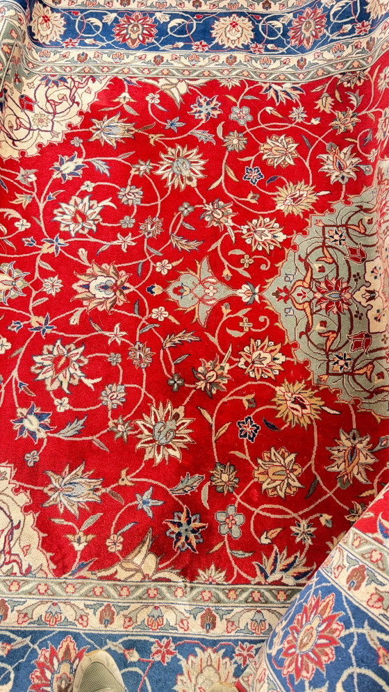 Hand-knotted Isfahan Persian Rug – 216 × 315 cm – Rugs & carpets, Wool (photo 6 of 6)